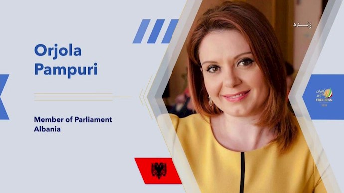اوریولا پامپوری نماینده پارلمان آلبانی