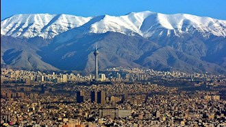 تصویر هوایی از شهر تهران