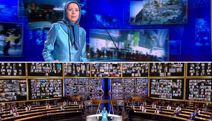 سخنرانی مریم رجوی در  گردهمایی جهانی ایران آزاد 