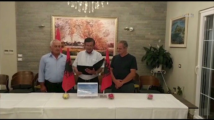 بیانیه حمایت معتمدین منطقه مانس آلبانی و اطراف اشرف۳