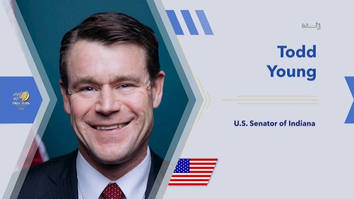 سناتور تاد یانگ عضو سنای آمریکا