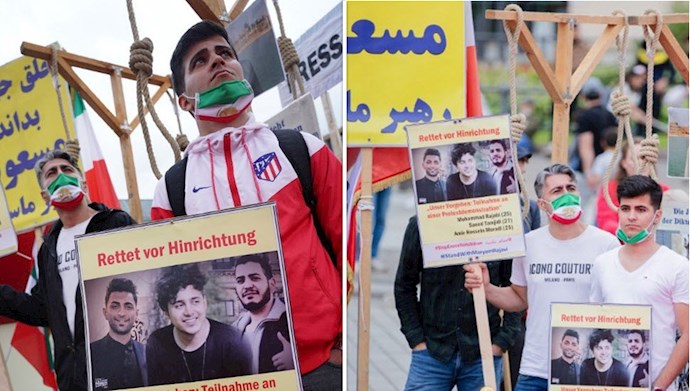تظاهرات در برلین - محکومیت حکم اعدام