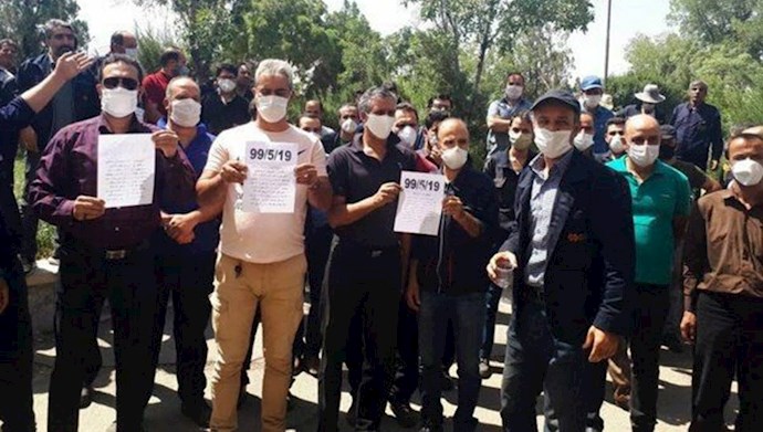 تجمع اعتراضی کارگران هپکو