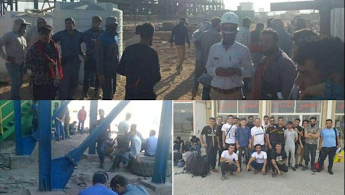 ادامه اعتصاب کارگران در پالایشگاهها در نهمین روز