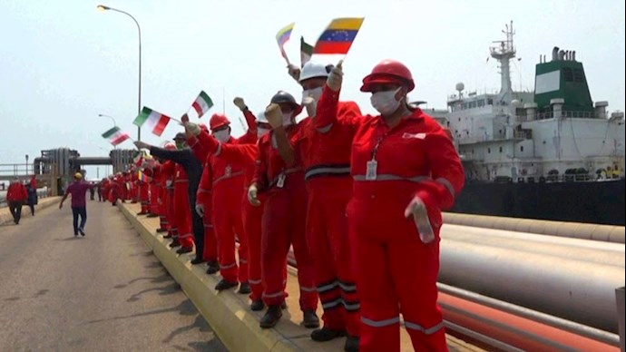 تحویل‌ پودر آلومینیوم به کشتی رژیم آخوندی در ونزوئلا