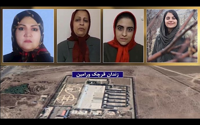 زنان زندانی سیاسی فروغ تقی پور، پرستو معینی، زهرا صفایی  و فاطمه مثنی