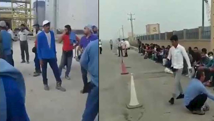اعتصاب کارگران پتروکیمیای ابن سینا در ماهشهر