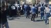 تجمع اعتراضی کارگران پاکدشت مقابل فرمانداری این شهرستان