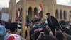  تظاهرات مردم لبنان - اعدام  سمبلیک حسن نصرالله سرکرده حزب‌الله لبنان