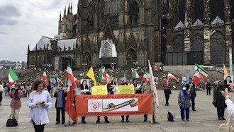 تظاهرات در کلن – آلمان: حمایت از زندانیان سیاسی