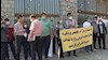 تجمع اعتراضی نمایندگان دانشجویان گروههای تخصصی پزشکی مقابل مجلس ارتجاع