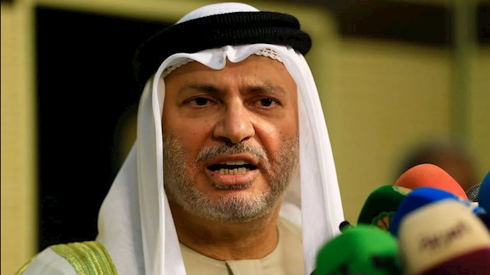 انور قرقاش وزیر مشاور در امور خارجه امارات متحده عربی