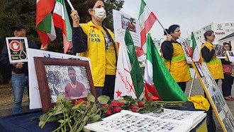 تظاهرات  یاران اشرف نشان و شورشگر در حمایت از مقاومت ایران در مالمو