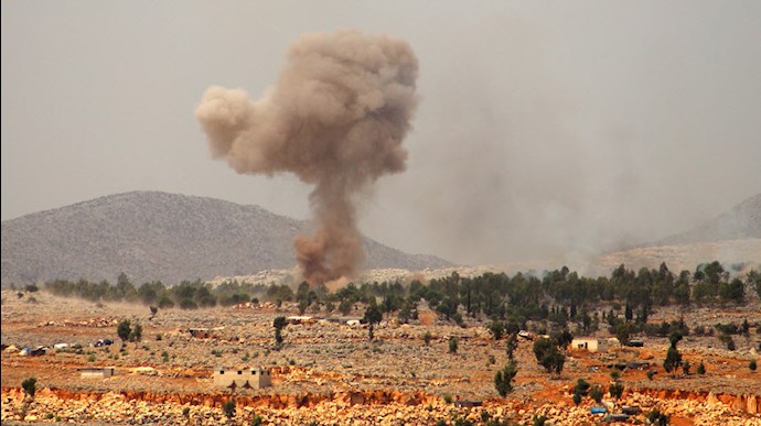 حمله هوایی به پایگاههای شبه نظامیان رژیم ایران در سوریه