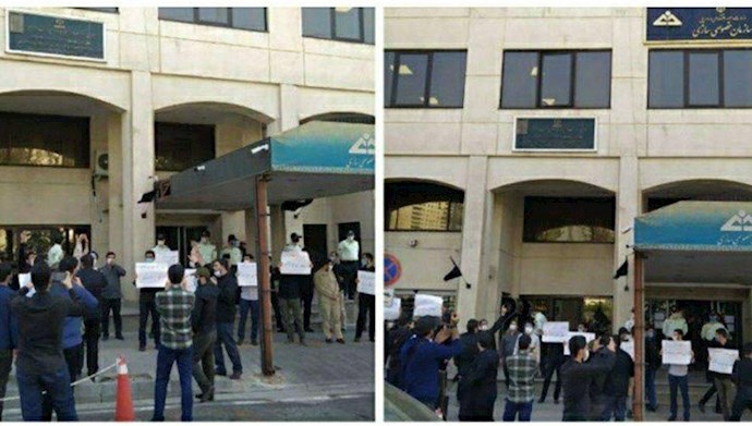 تجمع اعتراضی دانشجویان دانشگاه های تهران در اعتراض به خصوصی سازی