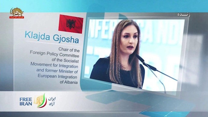 کلایدا گیوشا وزیر پیشین آلبانی برای پیوستن به اتحادیه اروپا - 0
