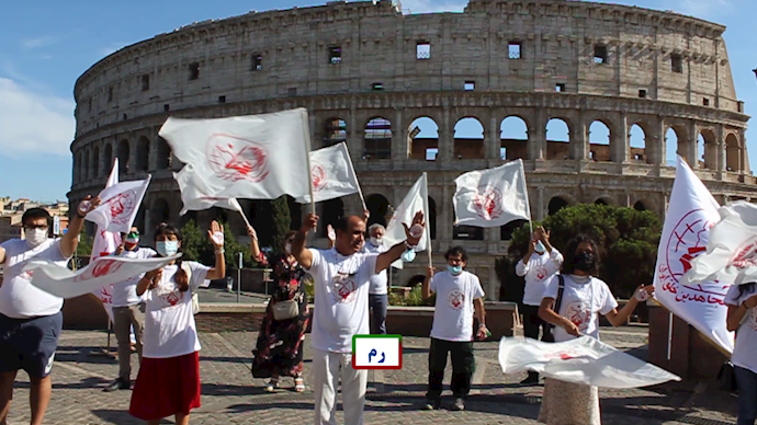 گرامی‌داشت پنجاه و ششمین سالگرد تأسیس‌ سازمان مجاهدین خلق ایران در رم