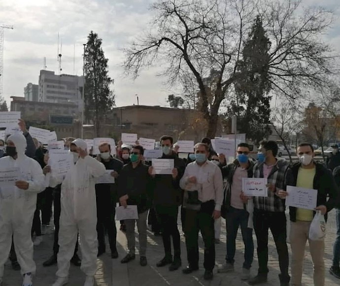 -اعتراض پرستاران شیراز