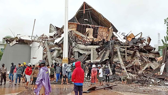 زلزله ۶.۲ریشتری در جزیزه سولاسی اندونزی