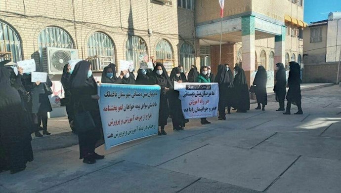 باغملک. تجمع مربیان پیش دبستانی ۲۳دی۹۹