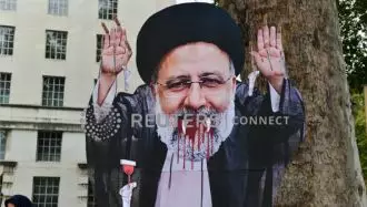 تصاویری از تظاهرات ایرانیان مقیم انگلستان در لندن علیه حضور رئیسی جلاد در کنفرانس گلاسکو اسکاتلند