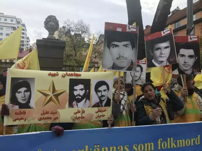 تظاهرات ایرانیان آزاده در استکهلم سوئد
