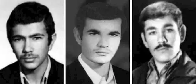 تصویری از سه تن از برادران خواهر مجاهد مهری حاجی نژاد