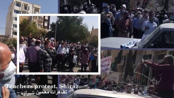 اعتراضات بازنشستگان و معلمان در تهران و ۱۵شهر دیگر -۱۱مهر۱۴۰۰ - 2
