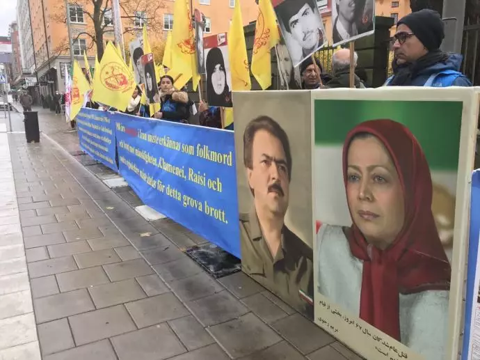 -تظاهرات ایرانیان آزاده و هواداران سازمان مجاهدین در استکهلم سوئد - 2
