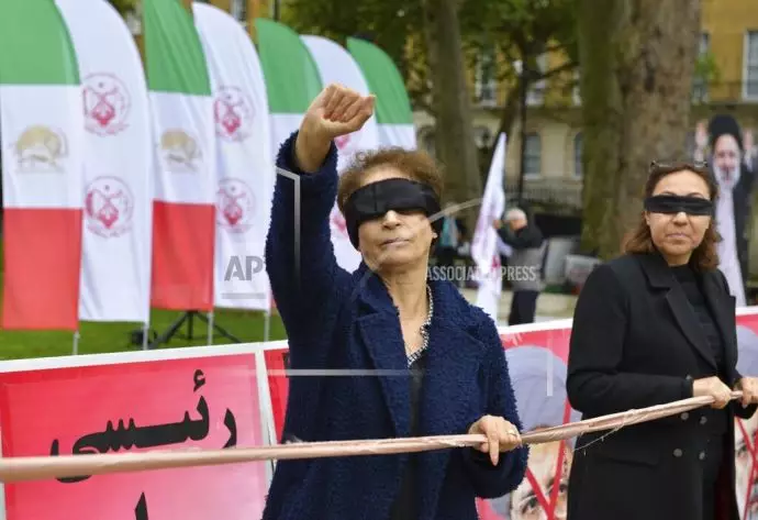 تظاهرات ایرانیان آزاده در انگلستان در آستانه روز جهانی علیه مجازات اعدام و در اعتراض به حضور رئیسی جلاد در کنفرانس آب و هوا در گلاسکو - 3