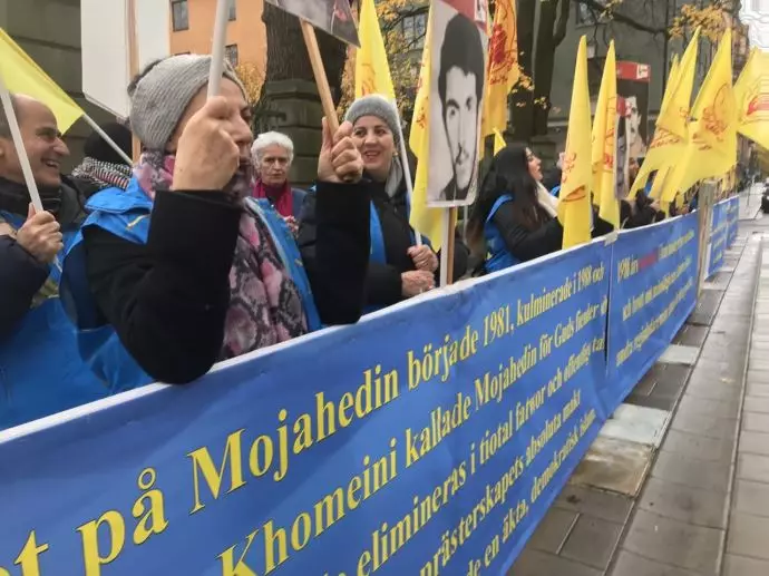-تظاهرات ایرانیان آزاده و هواداران سازمان مجاهدین در استکهلم سوئد - 1