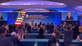 سخنرانی مایک پنس معاون رئیس‌جمهور آمریکا در اجلاس ایران آزاد ۲۰۲۱