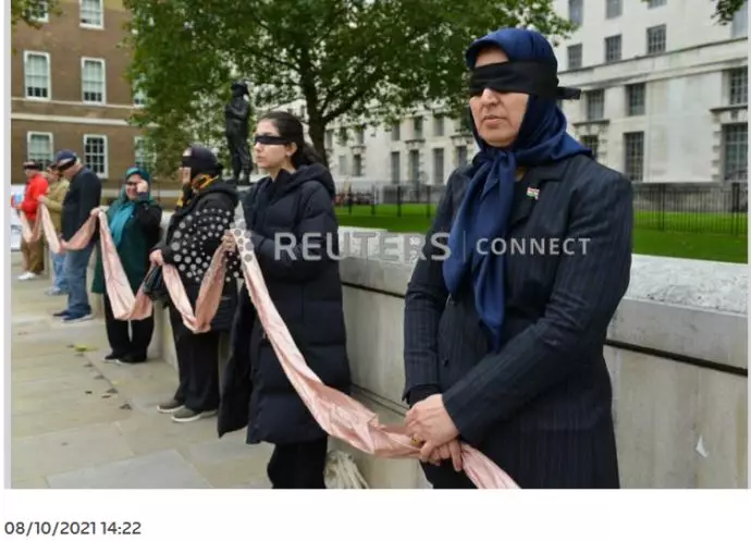 تصاویری از تظاهرات ایرانیان آزاده در لندن علیه حضور رئیسی جلاد در کنفرانس گلاسکو اسکاتلند - 2