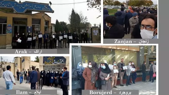 اعتراضات معلمان در ۵۳شهر (۲۲استان) به‌رغم فضای امنیتی شدید - 1