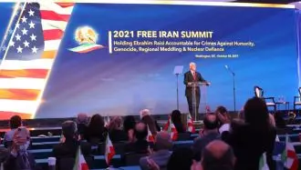 سخنرانی مایک پنس معاون رئیس جمهور آمریکا تا ژانویه ۲۰۲۱ - در کنفرانس ایران آزاد ۲۰۲۱ در واشنگتن