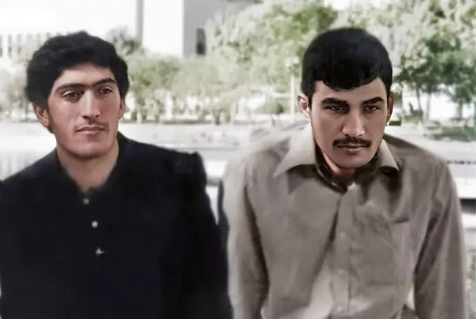 علی حیدری (راست) مسعود ناصری رازلیقی (چپ) 