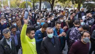 تظاهرات مردم شهر کرد علیه چپاول مافیای حکومتی آب