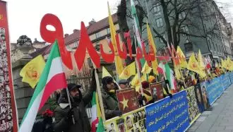 تظاهرات ایرانیان آزاده و هواداران سازمان مجاهدین در استکهلم