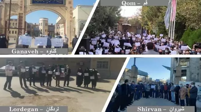 اعتراضات معلمان در ۵۳شهر (۲۲استان) به‌رغم فضای امنیتی شدید - 12