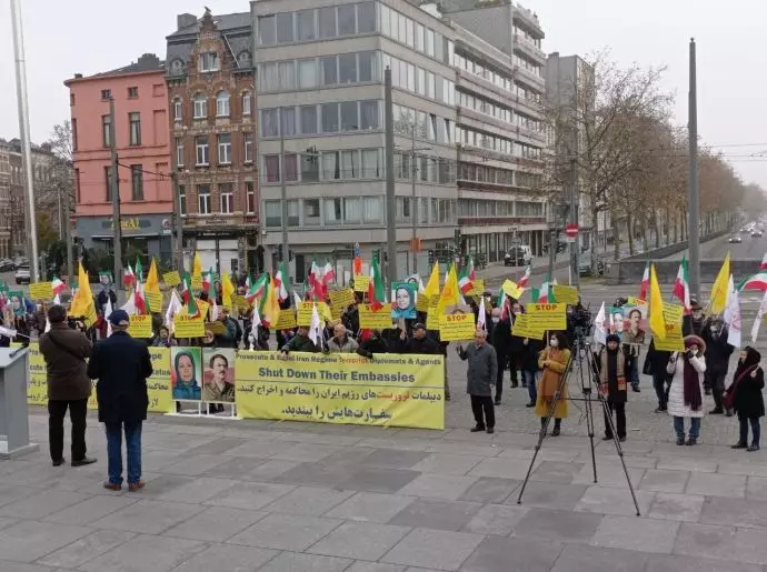 -تظاهرات ایرانیان آزاده و هواداران مقاومت در برابر دادگاه آنتورپ بلژیک - 2