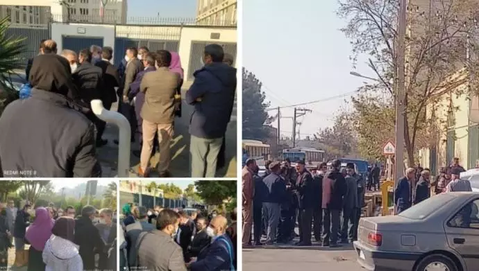 اعتراضات  در تهران و مشهد