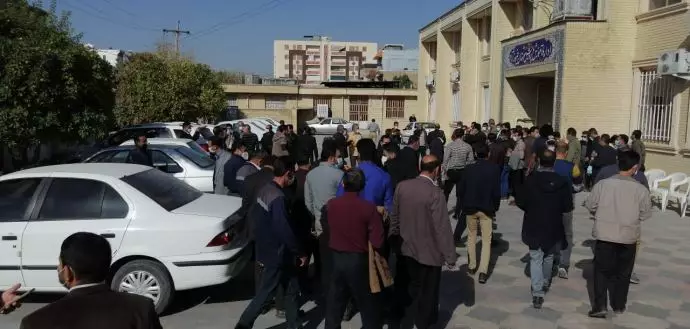 اعتصاب و تحصن معلمان در شیراز و فیروزآباد فارس - 5