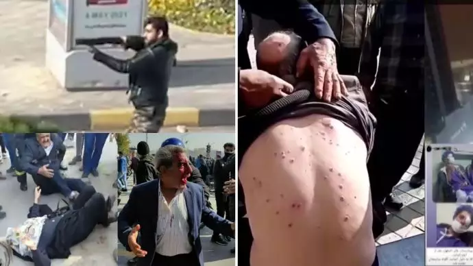 شلیک ساچمه‌ای به مردم و کشاورزان اصفهان توسط نیروهای سرکوبگر رژیم