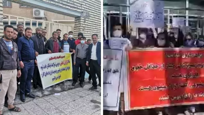 اعتراض علو پزشکی شیراز و کارگران هفت تپه