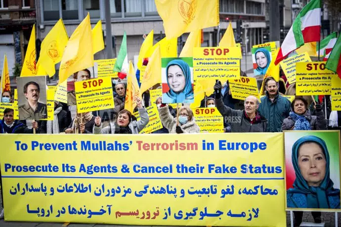 آسوشیتدپرس: تظاهرات ایرانیان همزمان با دادگاه استیناف آنتورپ بلژیک - 5