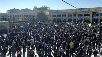 تظاهرات مردم شهرکرد در بحران بی‌آبی