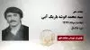مجاهد شهید  سید محمد انوشه باریک آبی