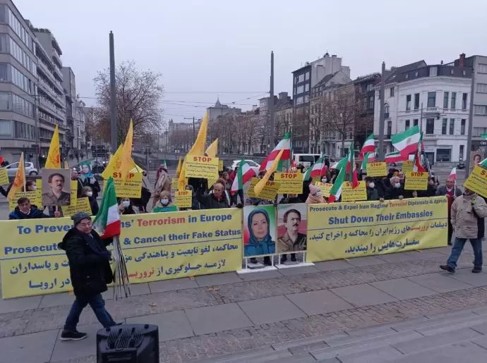-تظاهرات ایرانیان آزاده و هواداران مقاومت در برابر دادگاه آنتورپ بلژیک - 0