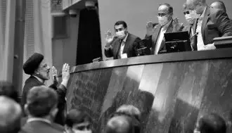 آخوند رئیسی در مجلس ارتجاع - عکس از آرشیو