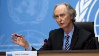 گیر پدرسن، فرستاده ویژه سازمان ملل متحد در امور سوریه.